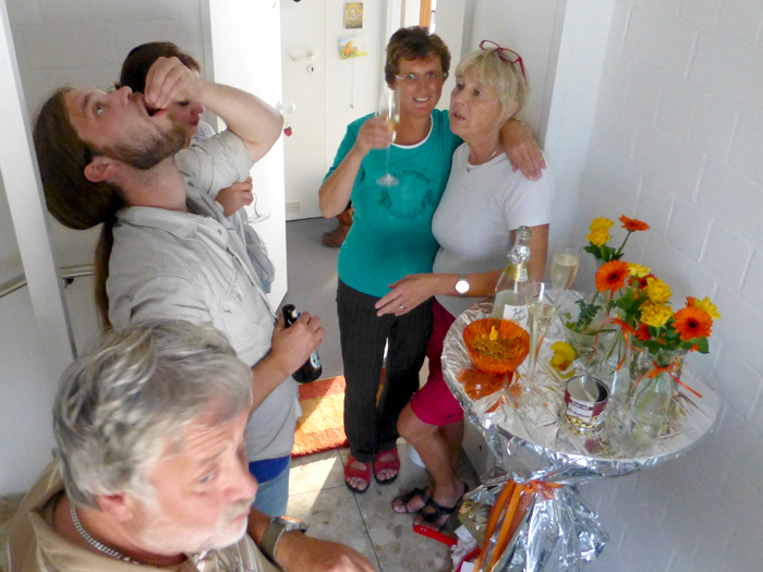 Dann doch schon die ersten Gäste